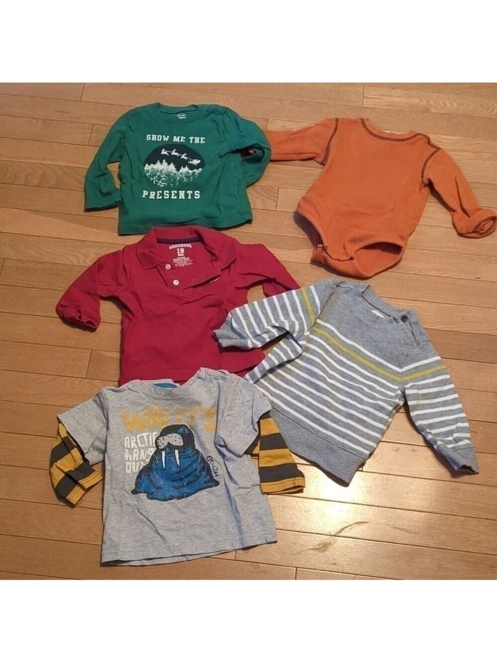 Old Navy Toddler Boys Long Sleeve Shirts 18 Months